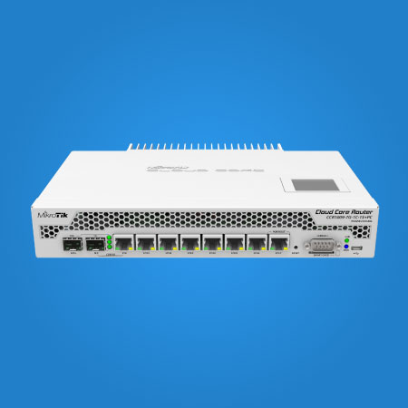 CCR1009-7G-1C-1S mikrotik cloud core router ccr1009-7g-1c-1s+ - Image 1